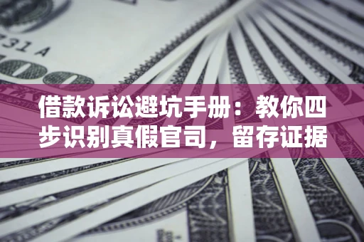 北京借款诉讼避坑手册：教你四步识别真假官司，留存证据不踩雷