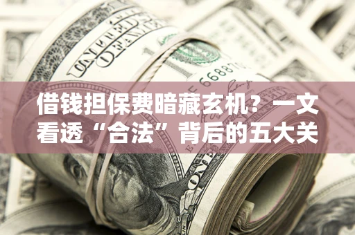 北京借钱担保费暗藏玄机？一文看透“合法”背后的五大关键陷阱