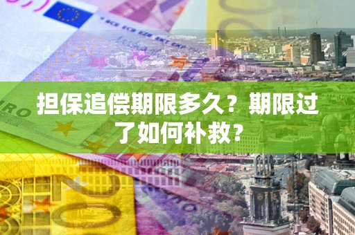 北京担保追偿期限多久？期限过了如何补救？