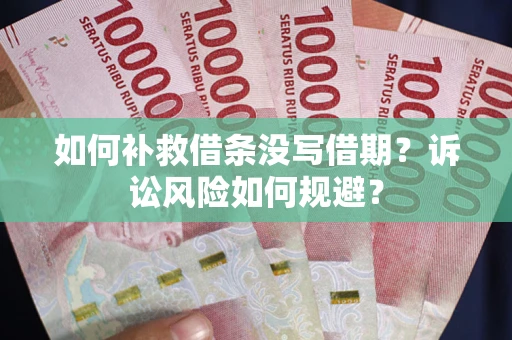 北京如何补救借条没写借期？诉讼风险如何规避？