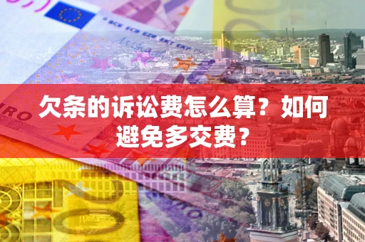 北京欠条的诉讼费怎么算？如何避免多交费？
