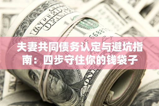 北京夫妻共同债务认定与避坑指南：四步守住你的钱袋子