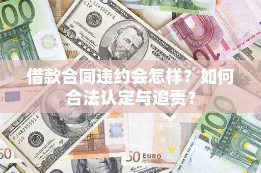 北京借款合同违约会怎样？如何合法认定与追责？