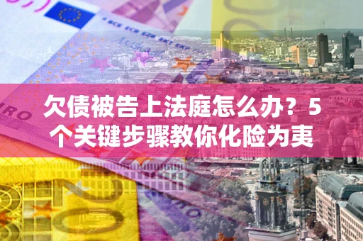 北京欠债被告上法庭怎么办？5个关键步骤教你化险为夷
