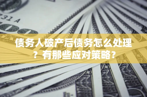 北京债务人破产后债务怎么处理？有那些应对策略？